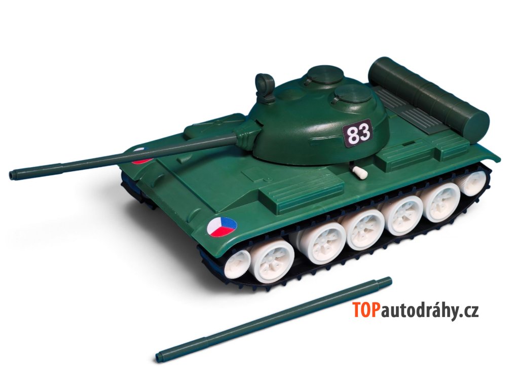 Detailní pohled na náhradní hlaveň děla pro tank ITES